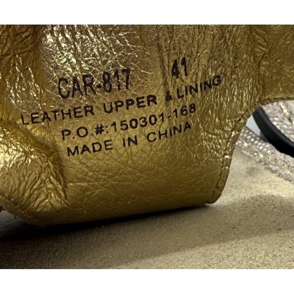 Alegria CAR-817 Carina Naturally Leather Thong Sandals EU 41 US 10.5-11 Platform - Picture 7 of 9